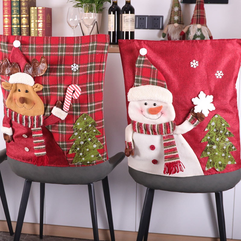 Christmas,Personalized,Creative Thickened Christmas Seat Cover - Home Decor